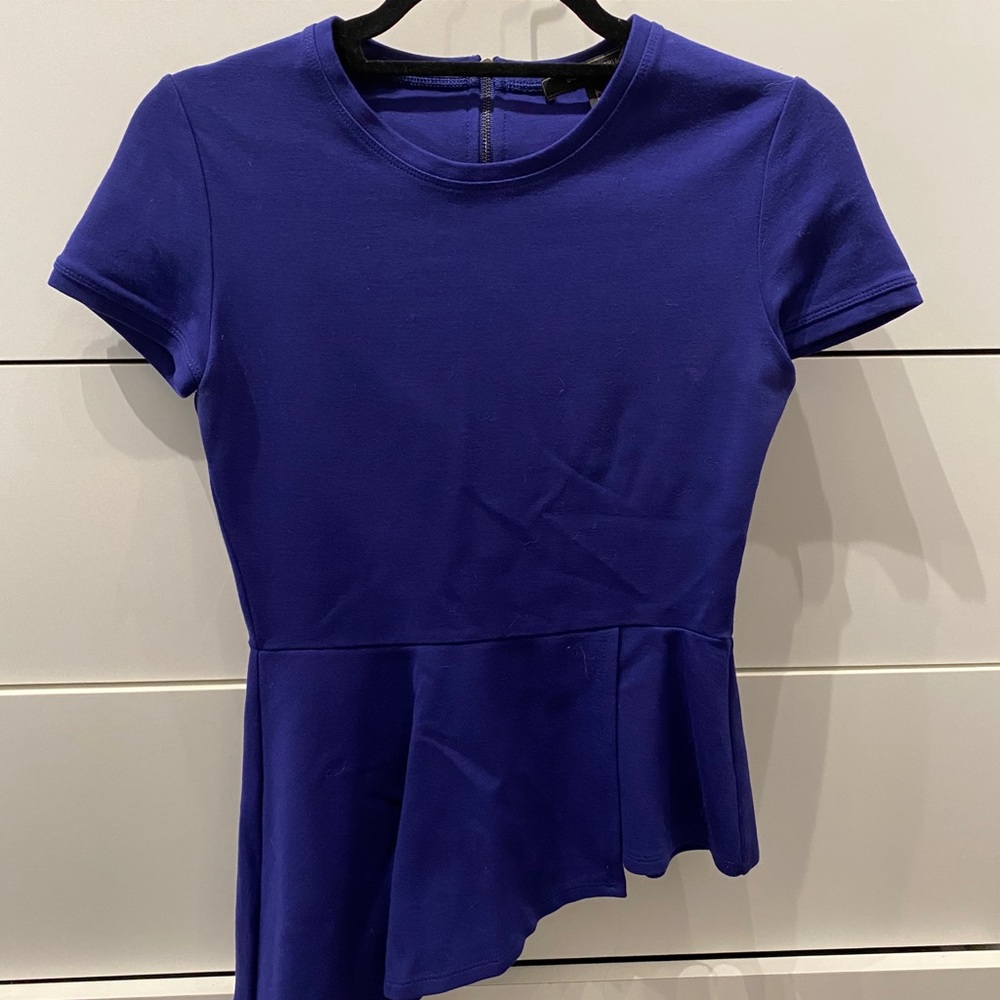 BCBG asymmetric blouse